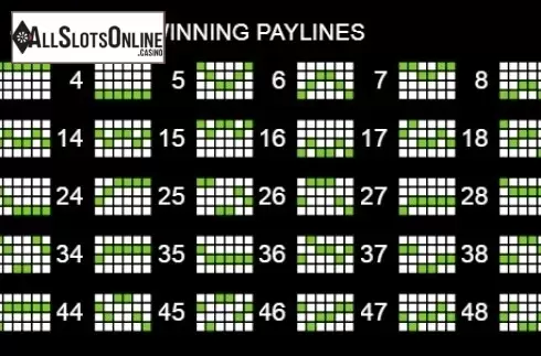 Paytable 2. Triple Dragon (Platipus) from Platipus