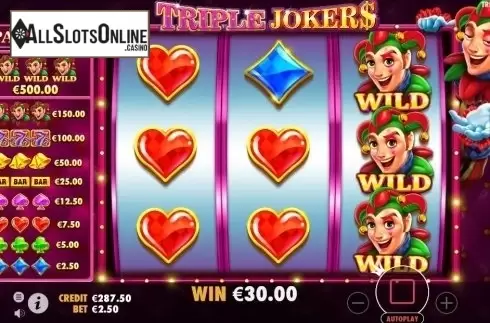 Win Screen. Triple Jokers (Pragmatic Play) from Pragmatic Play