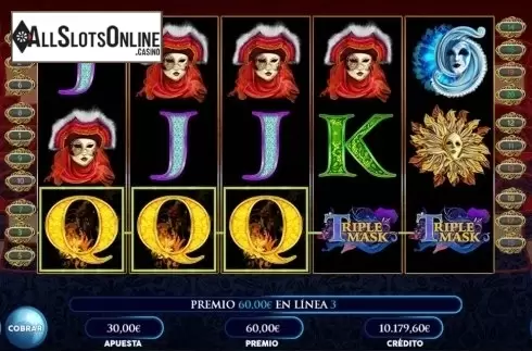 Win screen. Triple Mask from R. Franco