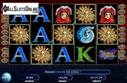 Win screen. Triple Mask from R. Franco