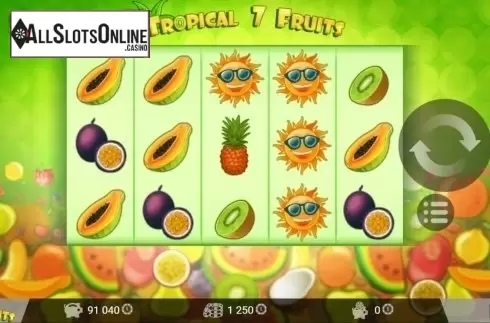 Screen4. Tropical7Fruits from MrSlotty