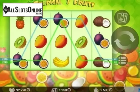 Screen5. Tropical7Fruits from MrSlotty
