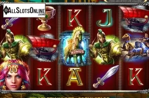 Reel Screen. Troy: the Legend of Glory from Octavian Gaming
