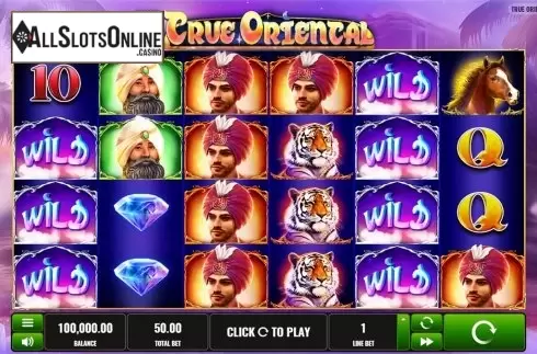 Reels screen. True Oriental from Playreels