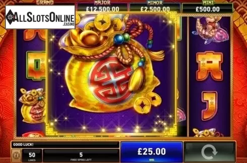 Free Spins 2. Tsai Shen's Gift from Rarestone Gaming