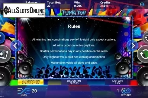 Rules. Tumatop from DLV