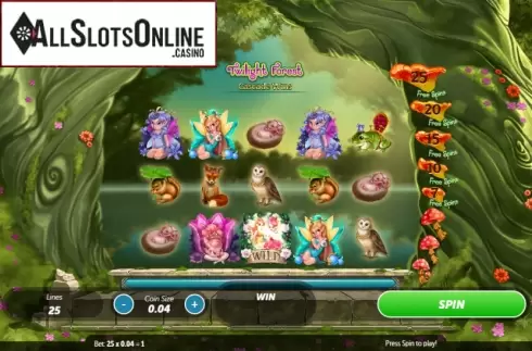 Reel Screen. Twilight Forest from Roxor Gaming