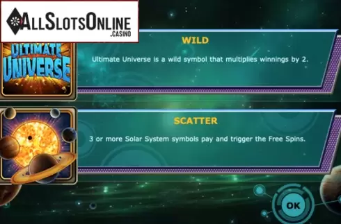 Ultimate Universe. Ultimate Universe from 888 Gaming