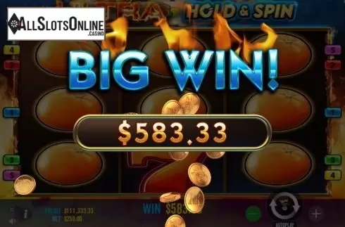 Big Win. Ultra Hold and Spin from Reel Kingdom