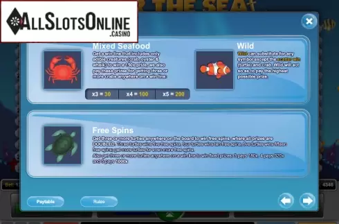 Screen4. Under The Sea 1x2 from 1X2gaming