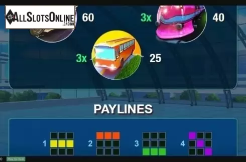 Paytable 3. Vacation Station Deluxe from Playtech