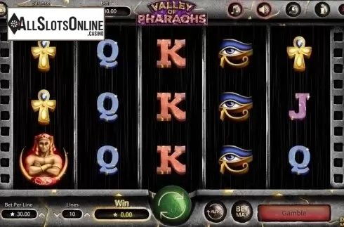 Screen8. Valley of Pharaohs from Booming Games