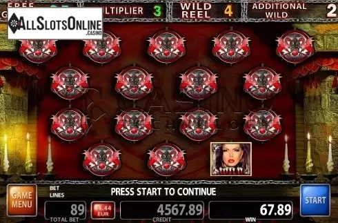 Screen3. Vampire Romance from Casino Technology