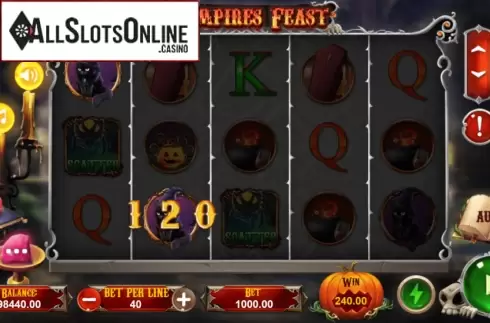Win Screen 2. Vampires Feast (TPG) from Triple Profits Games