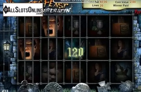 Screen7. Vampires Feast Super Spin from SkillOnNet