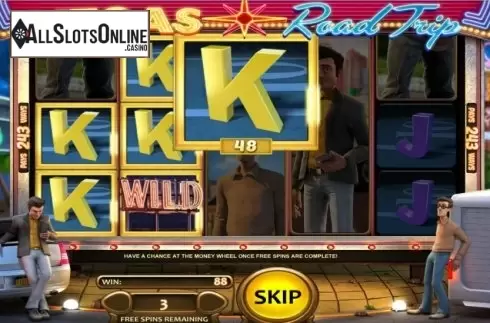 Win Screen. Vegas Road Trip from Nucleus Gaming