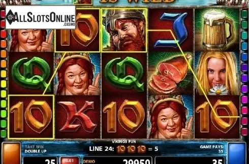 Screen 1. Viking's Fun (Casino Technology) from Casino Technology