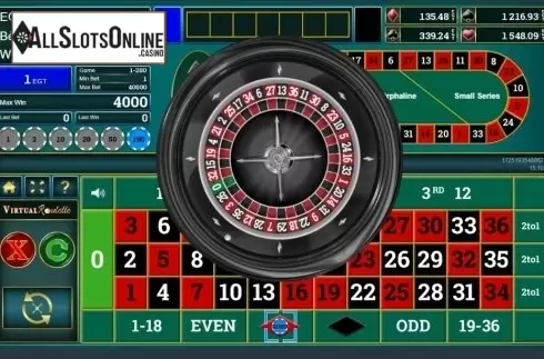 Game Screen 3. Virtual Roulette (EGT) from EGT