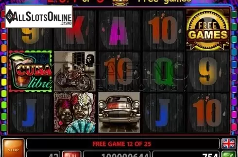Screen3. Viva Cuba Libre from Casino Technology