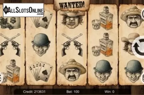 Reel Screen. Wanted (Kajot Games) from KAJOT