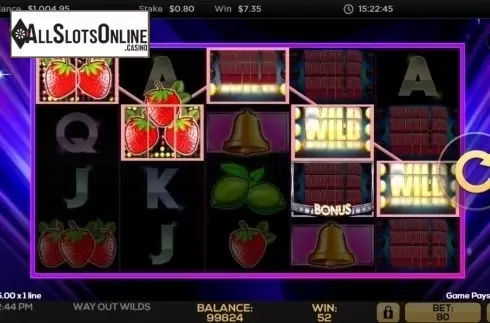 Win Screen 1. Way Out Wilds from High 5 Games