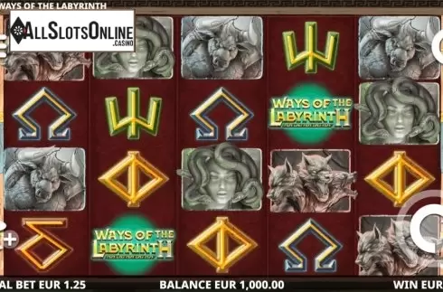 Reel Screen. Ways of Labyrinth from Leander Games