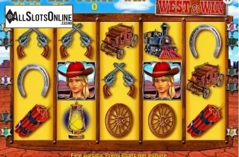 Reel screen. West & Win from Magic Dreams