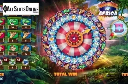 Game Screen 2. Wheel of Africa from Asylum Labs Inc.