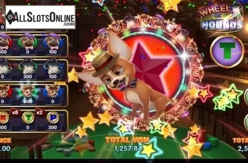 Game Screen 3. Wheel of Hounds from Asylum Labs Inc.