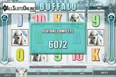 Screen 6. White Buffalo (Microgaming) from Microgaming