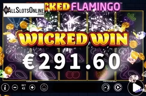 Big Win. Wicked Flamingo from Skywind Group