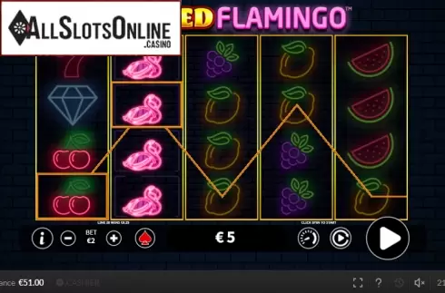 Win screen 1. Wicked Flamingo from Skywind Group
