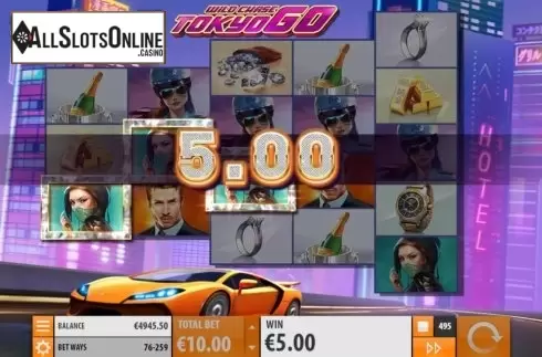 Win Screen 2. Wild Chase: Tokyo Go from Quickspin