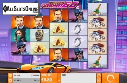 Reel Screen. Wild Chase: Tokyo Go from Quickspin