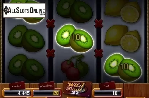 Game Screen. Wild Fruits (Apollo Games) from Apollo Games