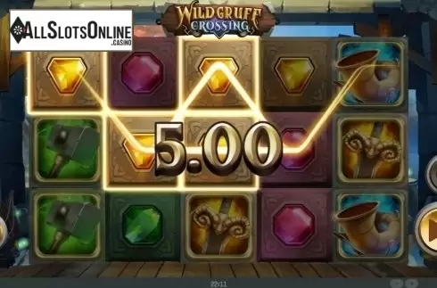 Win Screen. Wild Gruff Crossing from Mighty Finger