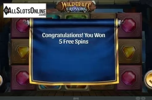 Free Spins. Wild Gruff Crossing from Mighty Finger