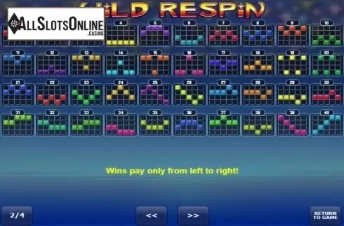 Screen3. Wild Respin from Amatic Industries