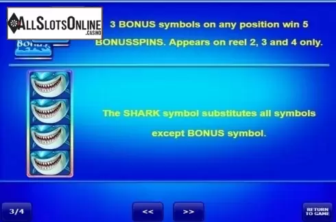 Screen4. Wild Shark from Amatic Industries