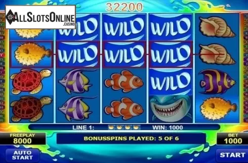 Screen9. Wild Shark from Amatic Industries