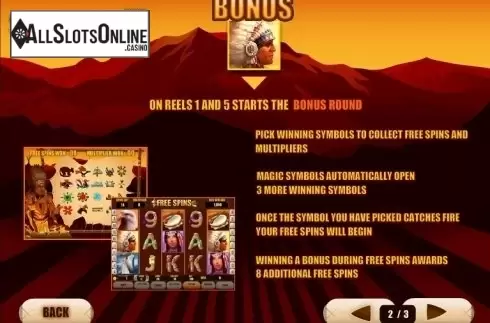 Paytable 2. Wild Spirit (Playtech) from Playtech
