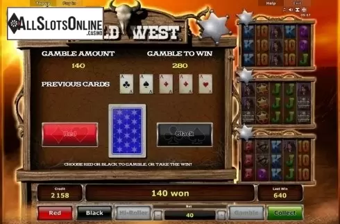 Paytable 2. Wild West Hi-Roller (Novomatic) from Novomatic