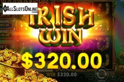 Irish Win. Wild Wild Riches from Pragmatic Play