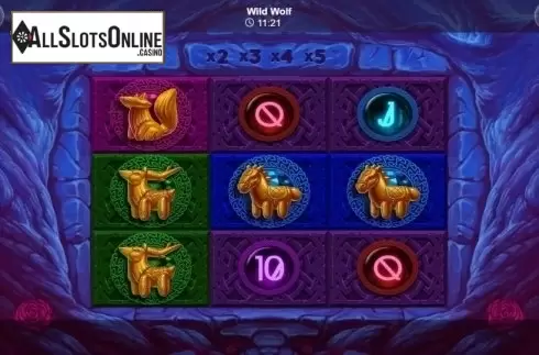 Reel Screen. Wild Wolf (betiXon) from Betixon