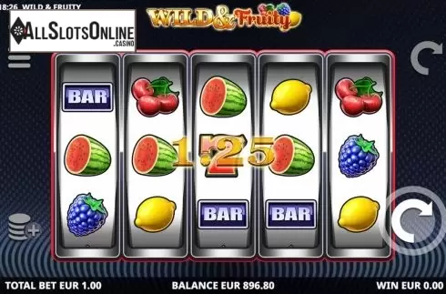 Win Screen . Wild and Fruity from Leander Games