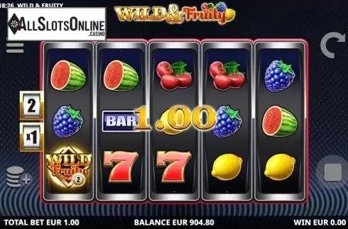 Win Screen 2. Wild and Fruity from Leander Games