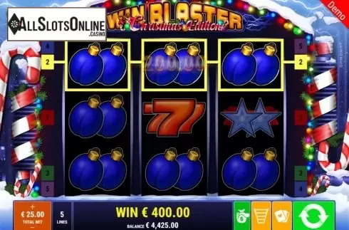 Win Screen 2. Win Blaster Christmas Edition from Gamomat