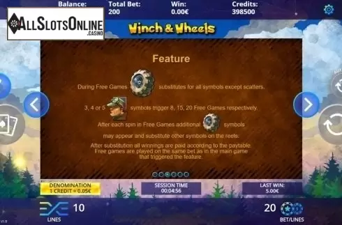 Features. Winch & Wheels from DLV