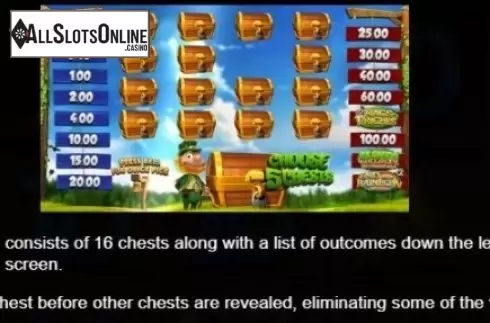 Paytable 6. Wish Upon A Leprechaun from Blueprint