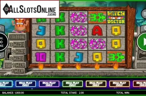 Reel Screen. Witch Doctor Wild from CORE Gaming